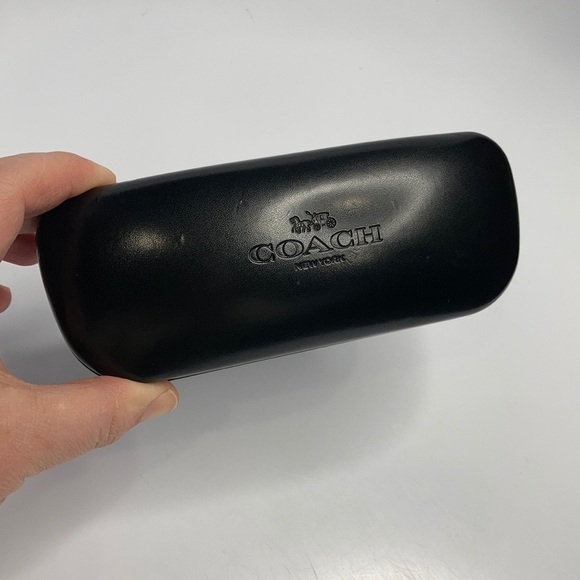 Coach hard shell glasses case black - Picture 1 of 5